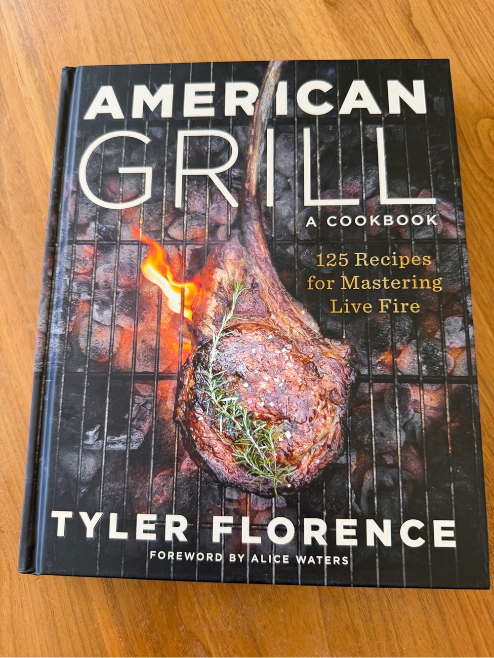 American Grill Cookbook by - autographed by Tyler Florence - Brand New